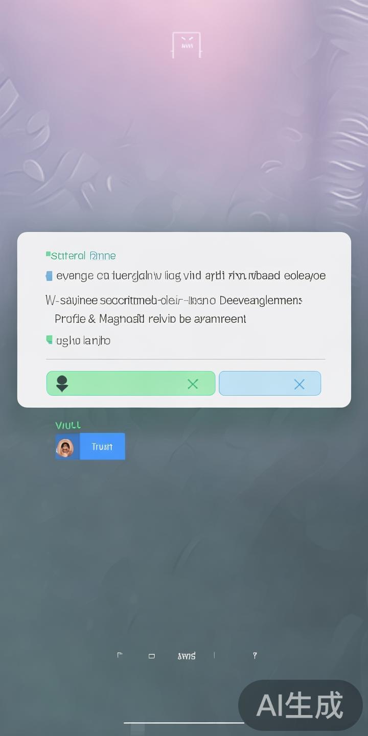 开启信任设置：首次通过第三方链接安装应用时，苹果设